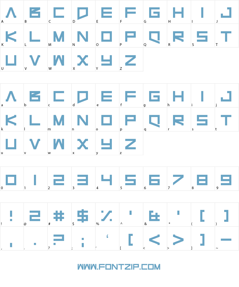 Make Me A Cyborg Font Character